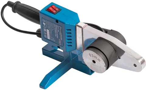 картинка 95-2-163 Сварочный аппарат для пласт. труб АСПТ-1500, 1500Вт, насадки 20-63мм, мет.кейс от базы строительно-отделочных материалов
